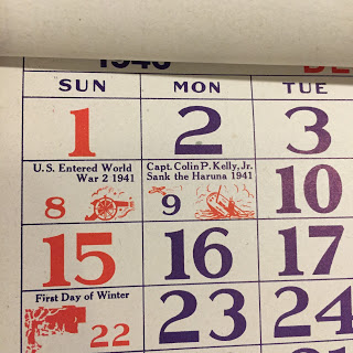1940 calendar