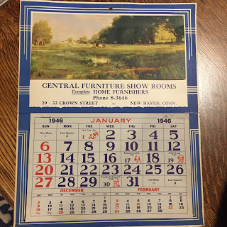 1940 calendar
